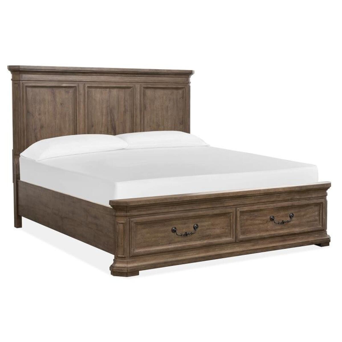 Adler Court Complete King Panel Storage Bed - Image 3