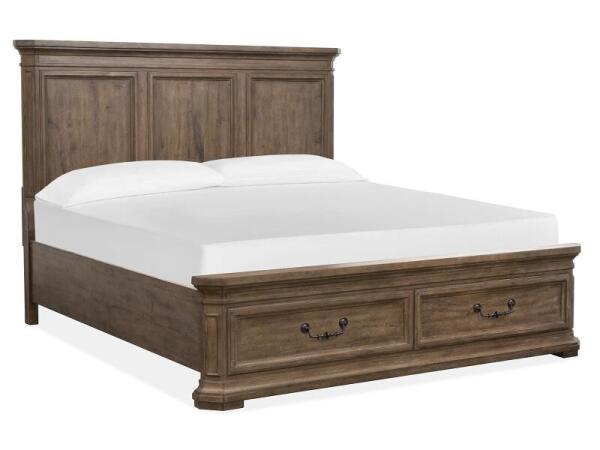 Adler Court Complete King Panel Storage Bed - Image 3
