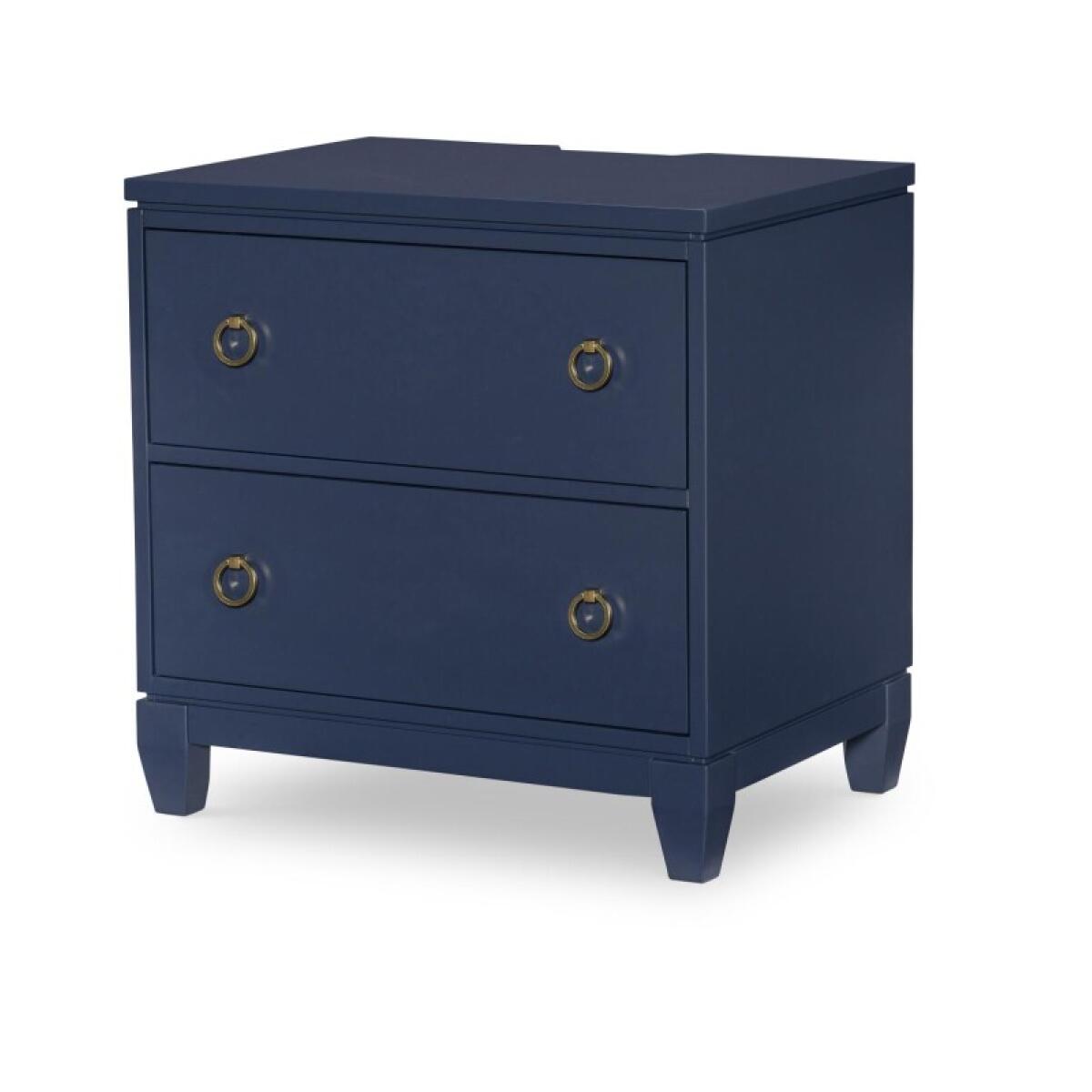 Night Stand Blue Finish Nightstands Blue 4