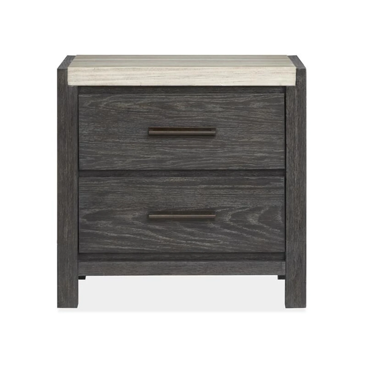 Plum Creek - Black Drawer Nightstand - Image 2