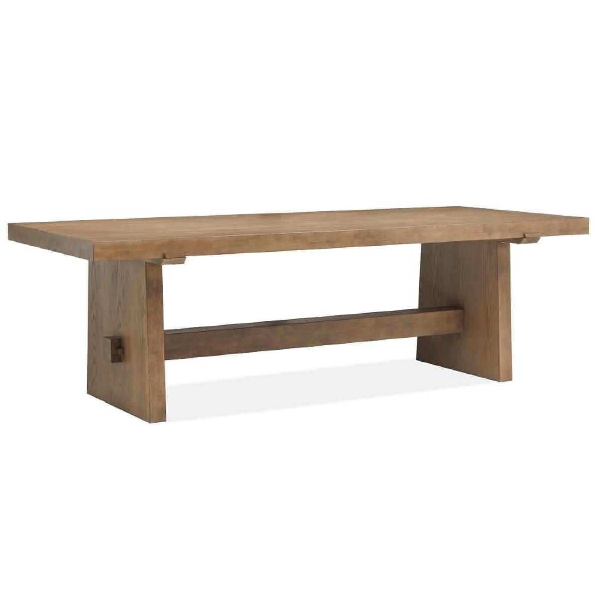 7d48d77dd0982a7fb4c387a29eff4edc Lindon Trestle Dining Table - Image 1