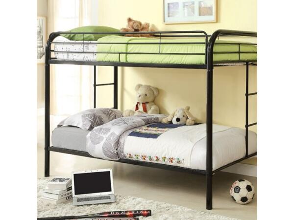 Rainbow Twin/Twin Bunk Bed Youth Beds Black