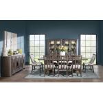 Display Cabinet Dining Storage Brown 14