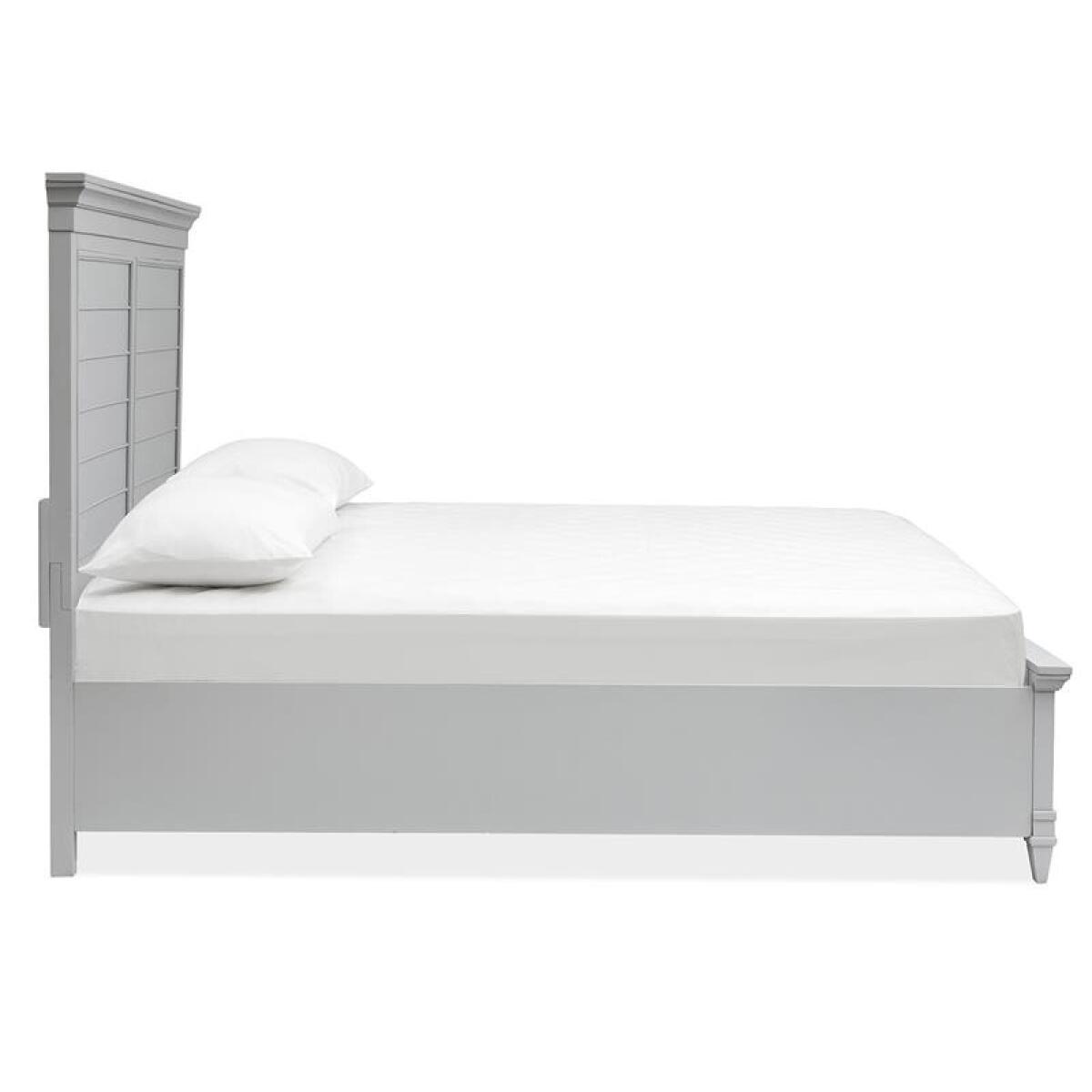 Charleston Complete Queen Panel Storage Bed – Grey Beds Beds 5