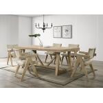 Guisborough 7 Pc Dining Table Set Dining Sets Brown 8