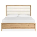 Somerset B5684-55 Complete Queen Panel Bed w/Upholstered Headboard