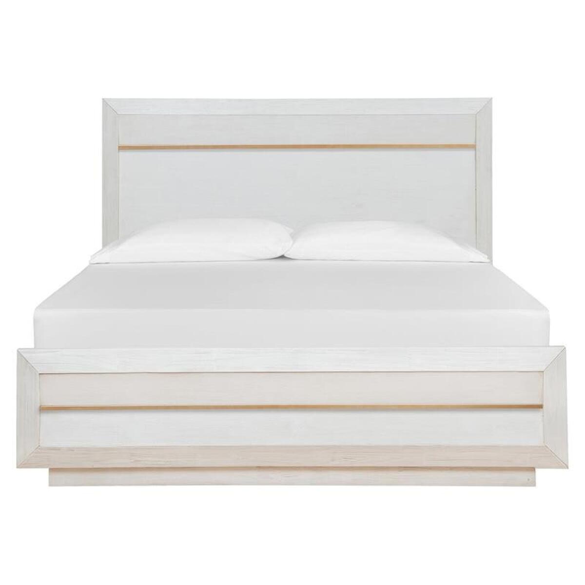 7e75e5022b77c1f34ec9bfaffc86dd23 Avondale B5689-54 Queen Wood/Metal Panel Bed - Image 1