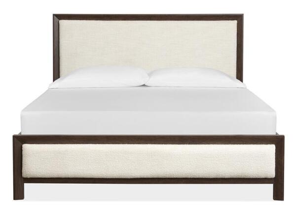 Llewellyn Complete Queen Upholstered Panel Bed