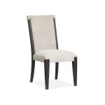 Plum Creek - Black Dining Side Chair w/Upholstered Seat & Back (2/ctn)