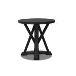 Round End Table End tables Black 9