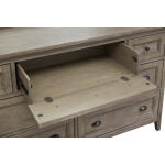 Drawer Dresser with Landscape Mirror Dressers Brown 19