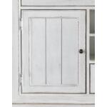 Credenza Hutch Dining Storage Aged White 14