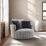 Hoople Channel Tufted Swivel Chair - Image 3