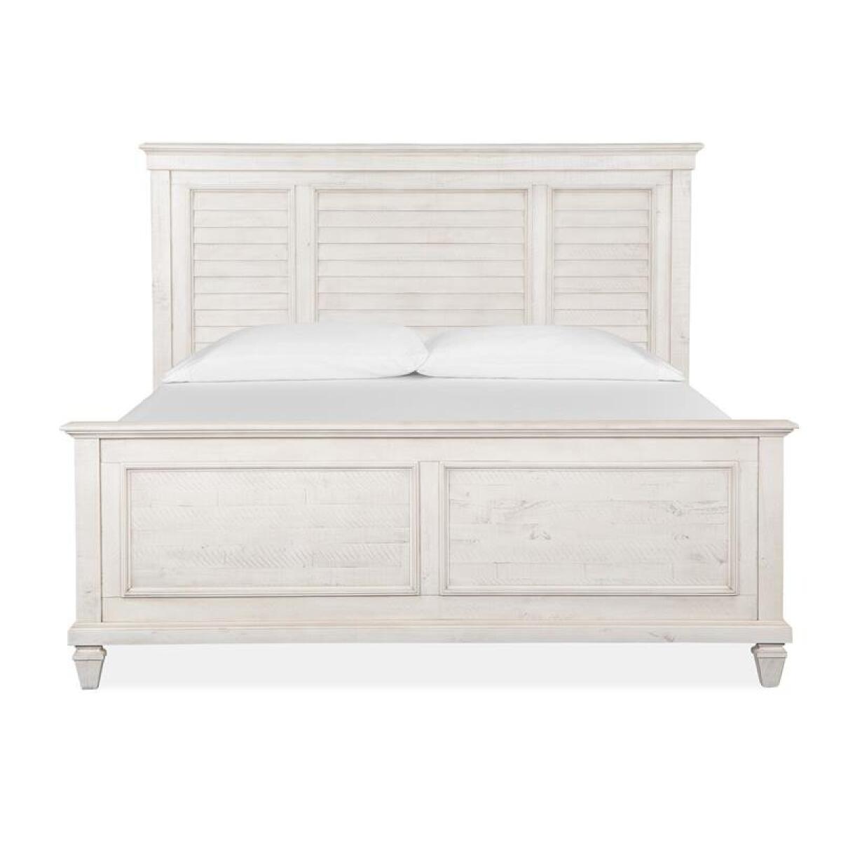 Newport Wood Cal.King Shutter Panel Bed Rails SU - Image 2