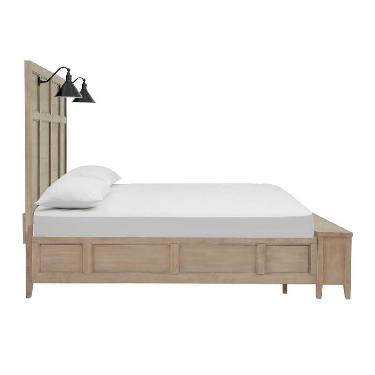 Paxton B4805-59B Complete Queen Lamp Panel Storage Bed - Image 6