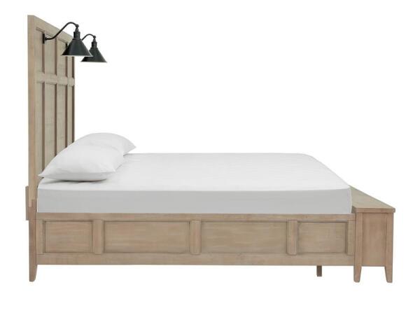 Paxton B4805-59B Complete Queen Lamp Panel Storage Bed - Image 6