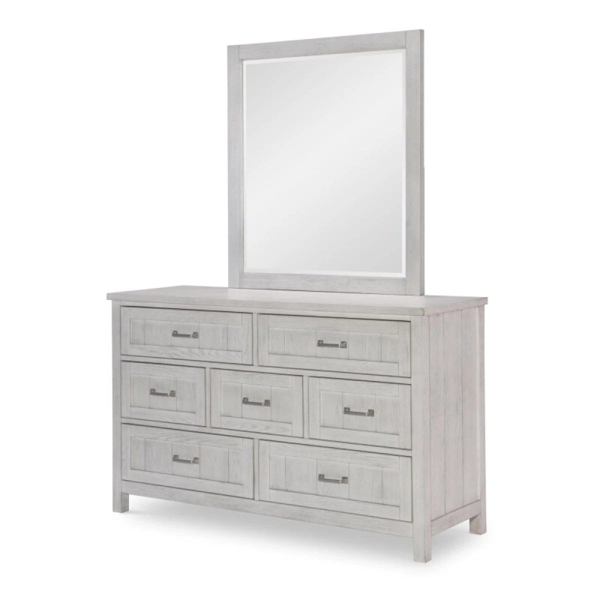 Seven Drawer Dresser Youth Dressers Bleached Linen 5