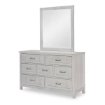 Seven Drawer Dresser Youth Dressers Bleached Linen 11
