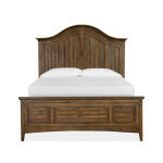 Complete Queen Arched Bed with Storage Rails Beds Beds 9