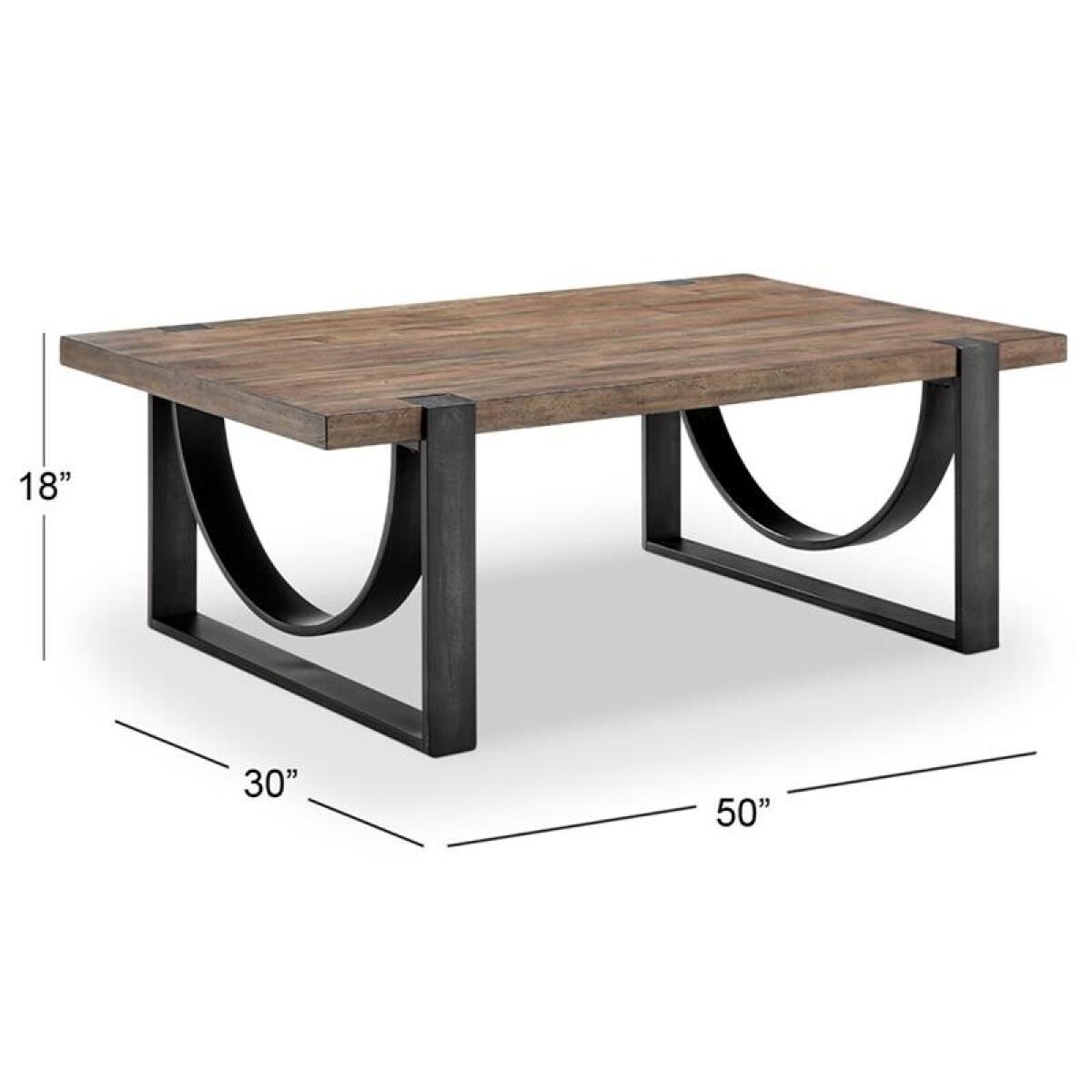 Bowden T4635-43 Rectangular Cocktail Table - Image 3
