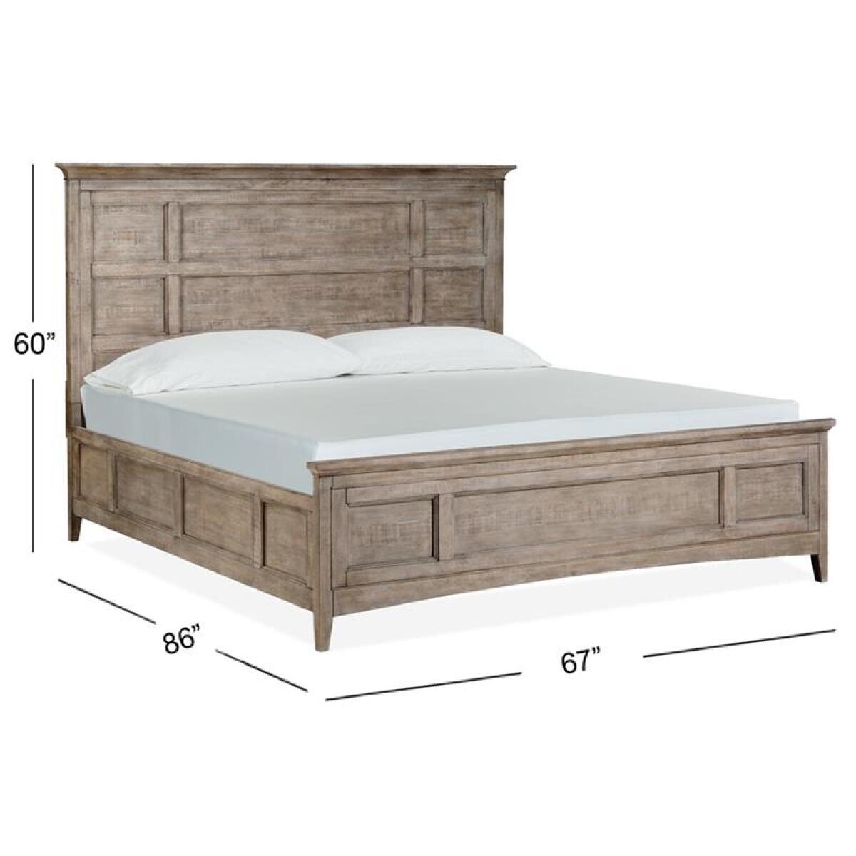 Paxton B4805-54 Complete Queen Panel Bed with Regular Rails - Image 5