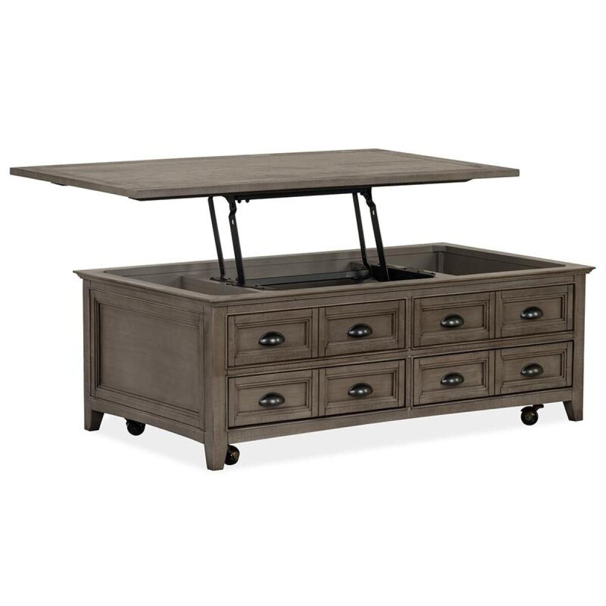 Paxton T4805-50 Lift Top Storage Cocktail Table w/Casters - Image 5
