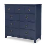 Bureau Blue Finish Chests Blue 8