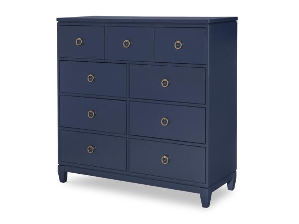 Bureau Blue Finish Chests Blue