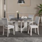 Oberto 5 Pc Round Dining Table Set