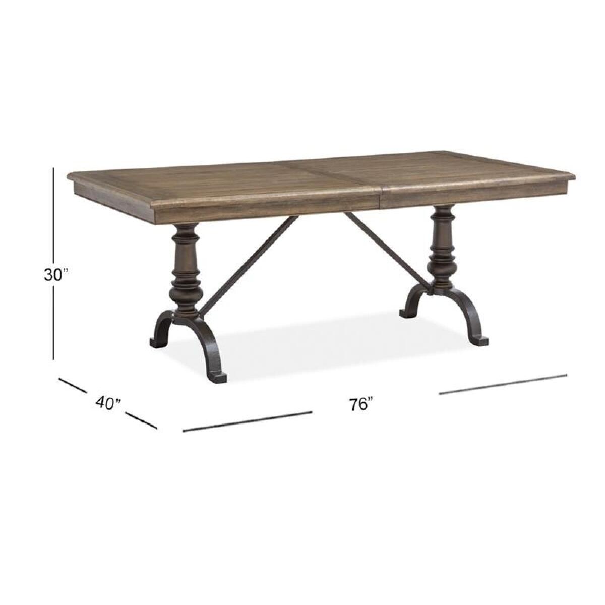 Roxbury Manor Rectangular Dining Table Dining Tables Brown 9