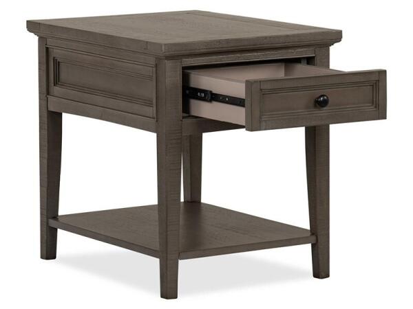 Paxton Place Rectangular End Table End tables Brown 17