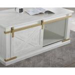Bacerra Coffee Table Cocktail & Coffee Tables Antique White/Gold 12