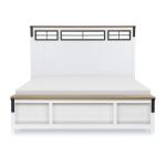 Complete Two Tone Panel Bed Queen 5/0 Beds Beds 11