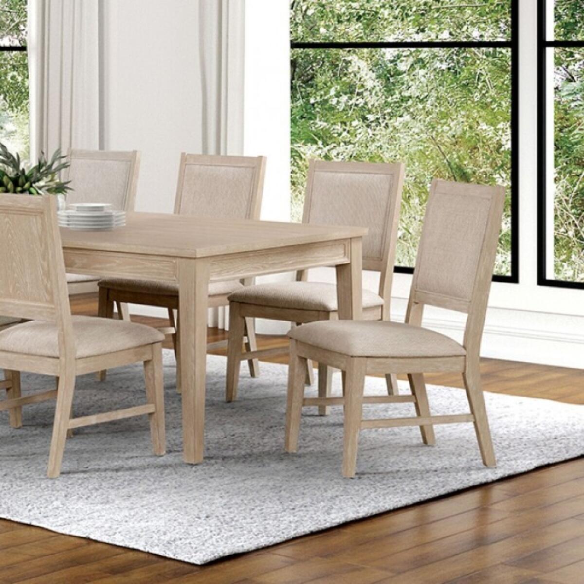 82409ebdd42d2e3c5ca257f98890875e Sandnes 7 Pc Dining Table Set - Image 1