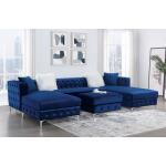 Ciabattoni Sectional Sectionals Blue 12