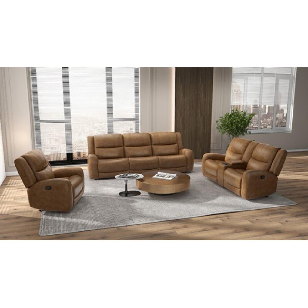 Leolinus Manual Recliner Sofa - Image 3