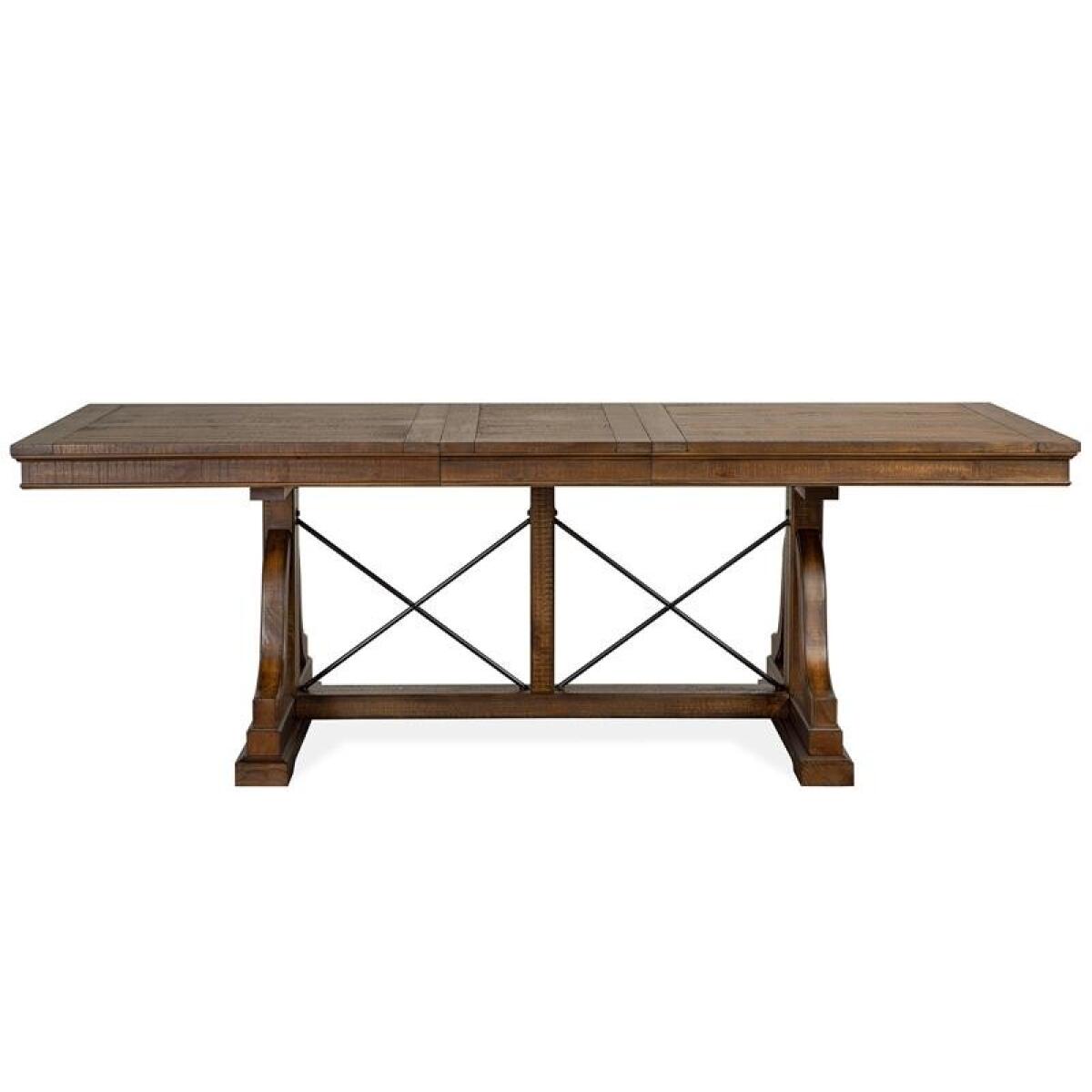 Bay Creek Trestle Dining Table Dining Tables Brown 13