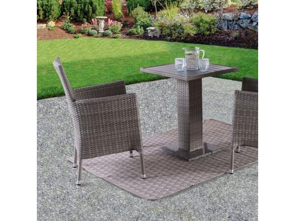 Aminta Patio Bistro Set Outdoor Sets Brown