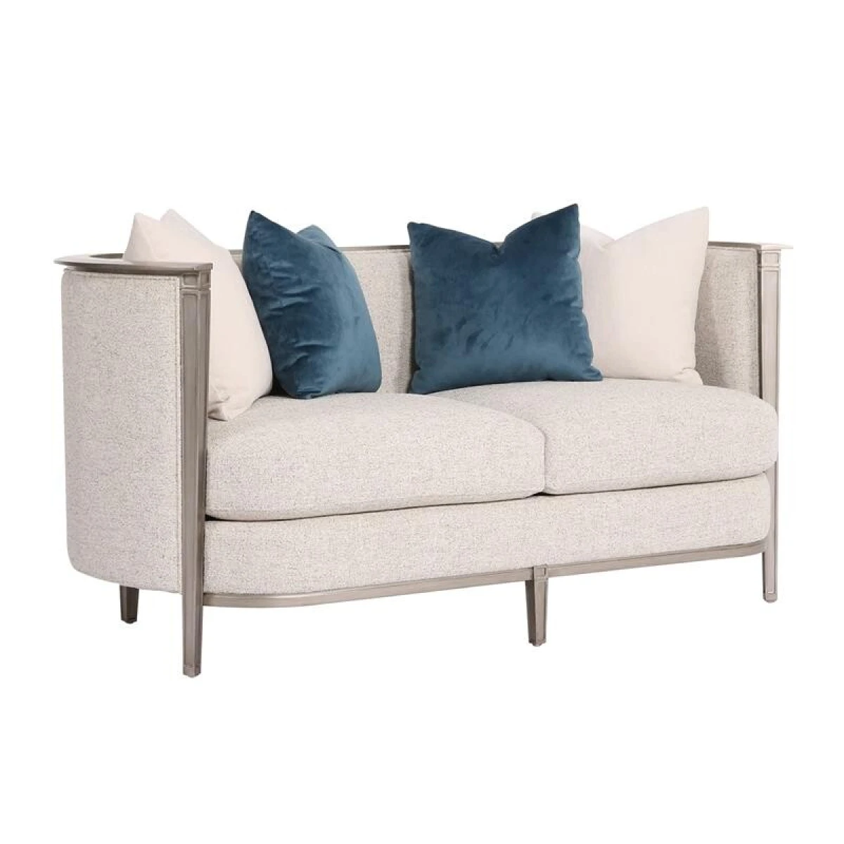 Rensick Cream Loveseat Loveseats Cream 6