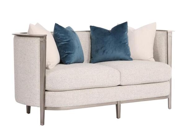 Rensick U4420-30-089 Cream Loveseat - Image 4