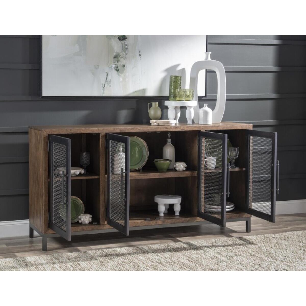 Credenza Dining Storage Brown 7