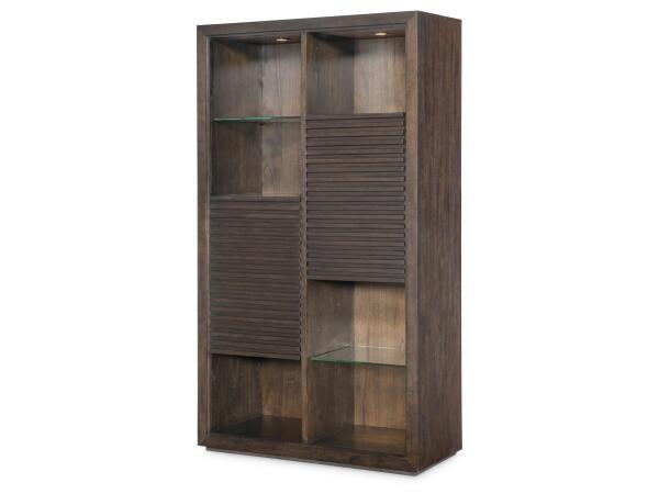 Display Cabinet Dining Storage Brown