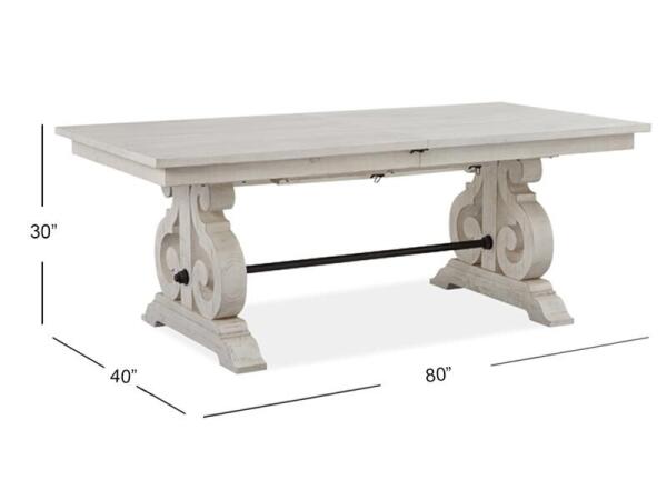 Bronwyn Rectangular Dining Table Dining Tables Alabaster, Toasted Nutmeg, Antique Brass w/Pewter Overlay, Baja Natural Fabric 15