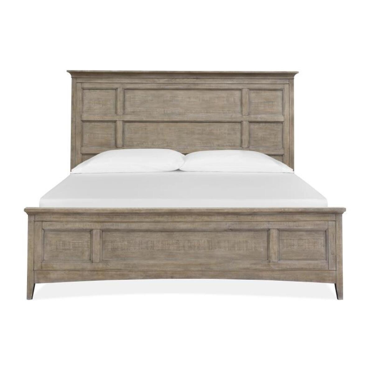 Paxton Place Wood Queen Panel Bed Headboard KD Bed Parts Bed Parts 4