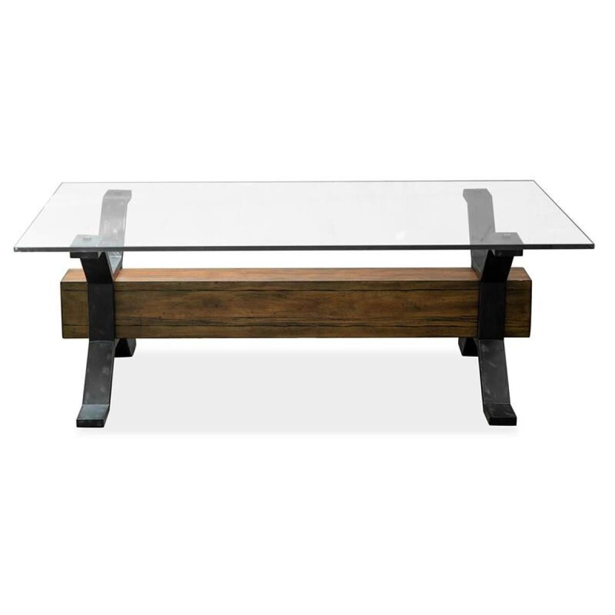 Sawyer Rectangular Cocktail Table Cocktail & Coffee Tables Brown 6