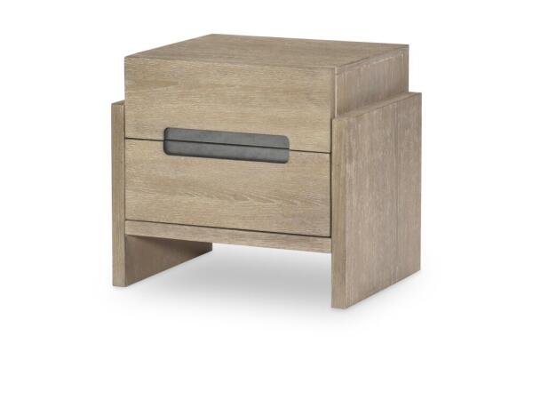 Nightstand Weathered Oak Finish Youth Nightstands Brown