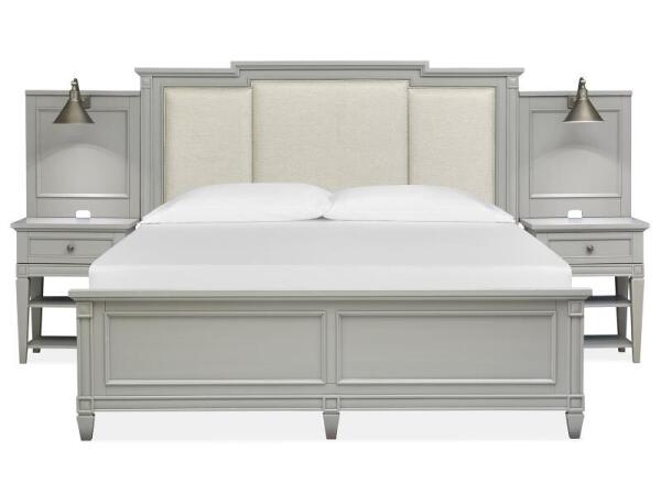 Glenbrook Complete Queen Wall Bed w/Upholstered HB Beds Beds