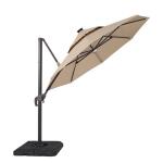 Fera 10 Ft Round Umbrella w/ LED Bulb + 37" Large Base - Image 6