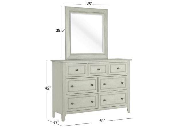 Raelynn Drawer Dresser Dressers Cream 9