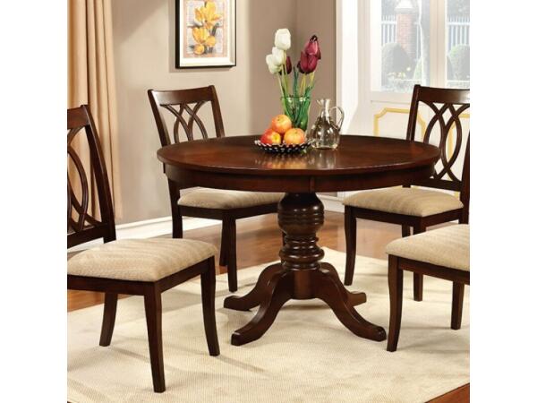 Carlisle Round Dining Table Dining Tables Brown
